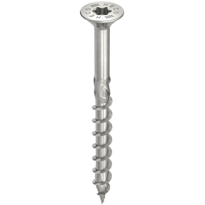 Heco Schrauben - Heco-topix-plus-schraube - Ø4, 5x40mm - Senkkopf Mit Frästaschen - Teilgewinde - T20 - Packung Mit 200 Stück - 61699