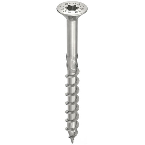 HECO-Topix-Plus-Schraube - Ø4x35mm - Senkkopf mit Frästaschen - Teilgewinde - T20 - Packung mit 200 Stück - 61672