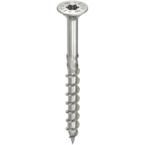 HECO-Topix-Plus-Schraube - Ø4x50mm - Senkkopf mit Frästaschen - Teilgewinde - T20 - Packung mit 200 Stück - 61685