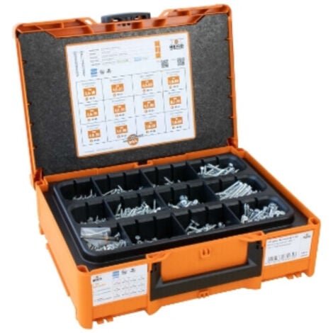 HECO SCHRAUBEN HECO-TOPIX-plus Sortimentskoffer 1760, HECO Systainer³ M137, mit 1.760 Schrauben