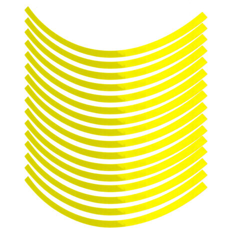 HEEPDD Strapazierfähiges reflektierendes Klebeband-Laufrad (fluoreszierendes Gelb).