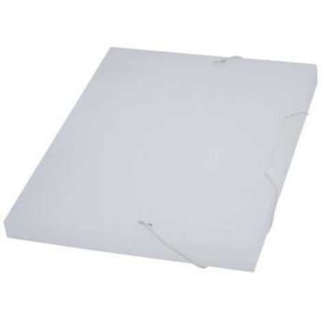 Heftbox 24,5 x 31,2 cm (B x H) DIN A4 25mm Gummizugverschluss Polypropylen transparent