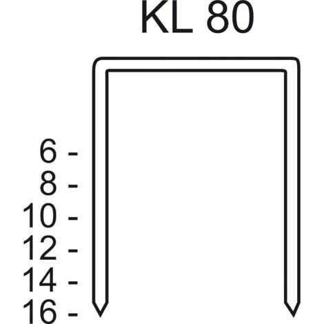Heftklammer KL 80/08 CNK/3000 DGKC420004