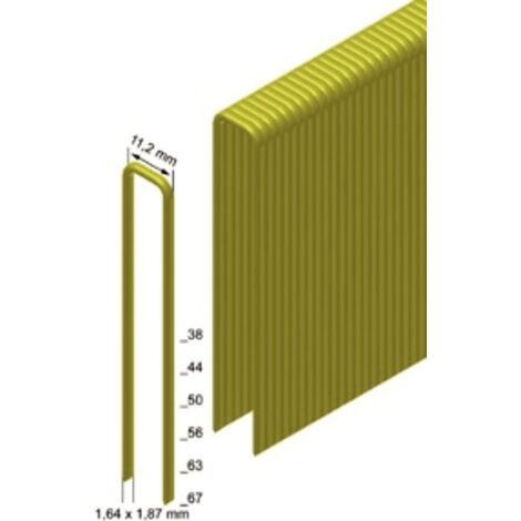 Heftklammern Type Q Prebena Länge: 63 mm Inhalt: (PK=5.000 S
