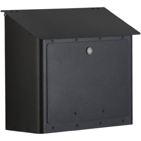 ► HEIBI Briefkasten Gran Securo 5 - grafitgrau aus Stahl