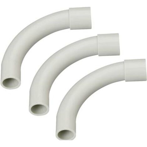 Heidemann 13167 Raccordo curvo EN20 Grigio 3 pz.
