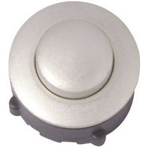 Heidemann 70094 Tasto per campanello 1 parte Nickel 24 V/1 A