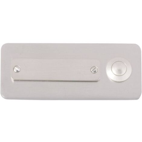 Heidemann 70121 plaque de sonnette acier inoxydable