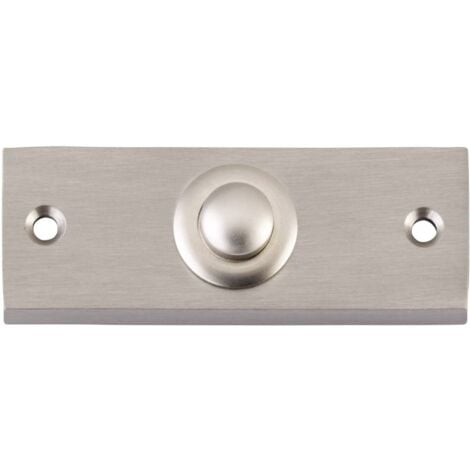 Heidemann 70402 Bouton de sonnette simple nickel 24 V/1 A