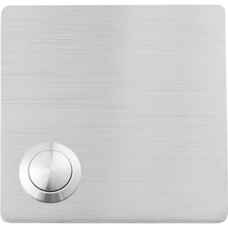 Heidemann 70548 Bouton de sonnette simple acier inoxydable 48 V AC/2 A