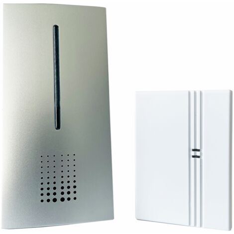 Heidemann 70836 HX Connect campanello senza fili argento bianco