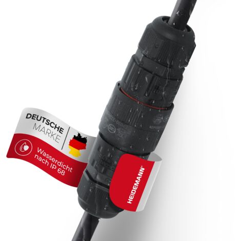 Heidemann Iso Flex Kabelverbinder steckbarer Kupplungsstecker Steckdosen & Buchsen