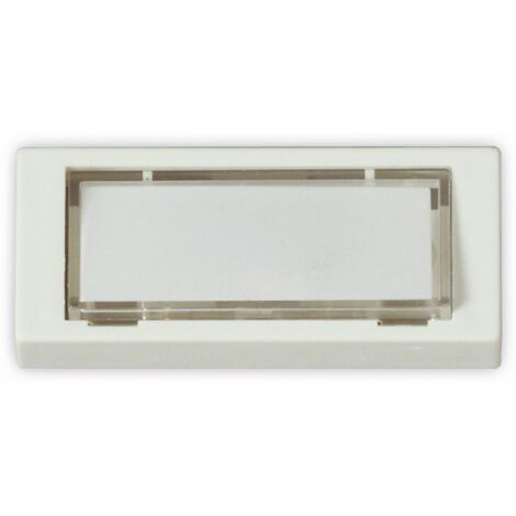 HEIDEMANN Klingeltaster 70182, reinweiß, 25x60x13 mm