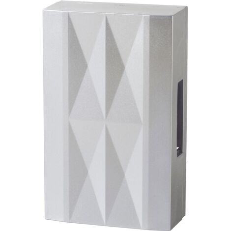 Heidemann Zwei-o. Dreiklang-Gong Icaro Silber 168x105x45 mm Lautstärke ca. 85 dB
