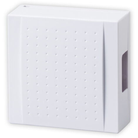 Heidemann Zweiklang-Gong Ceres Reinweiß 115x115x40mm (HxBxT) 83 dB Klingel