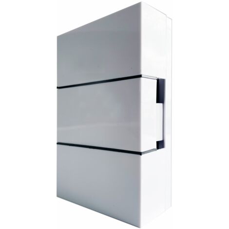 Heidemann Zweiklang-Gong Ibis 8V reinweiß 168x105x45mm Klingeltransformator