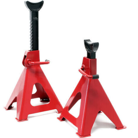 Height-adjustable lifting jack stands, kit size, 3000 kg load capacity each