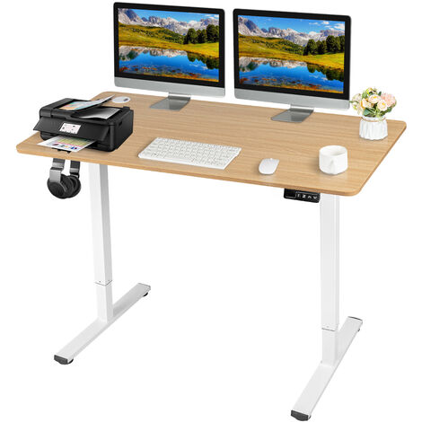Devoko height-adjustable standing desk with electric motor, computer desk, intelligent memory height, collision protection,