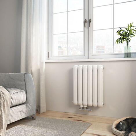 Heilmetz Design Heizkörper Horizontal Röhrenheizkörper Doppellagig Seitenanschluss Heizung für Wohnzimmer Badezimmer