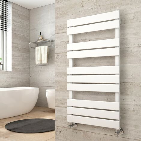 Heilmetz Flat Panel Heated Towel Rail White - 1000 × 500mm