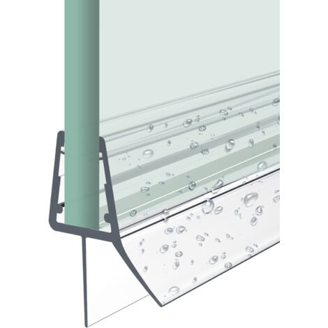Heilmetz Guarnizione Box Doccia L:80cm per vetro da 4-6 mm, Guarnizioni per evitare l'acqua, Tagliabile-Type.3