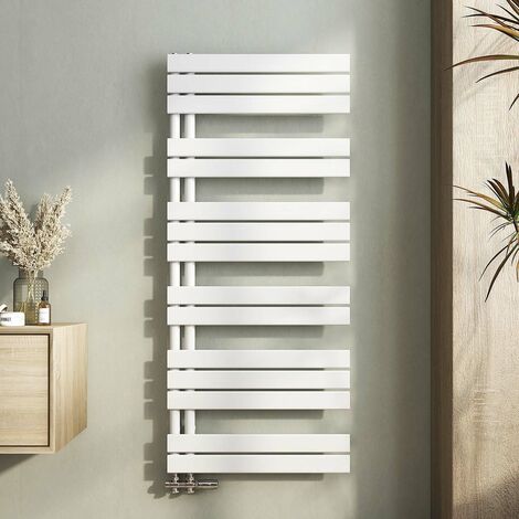 Heilmetz Handtuchheizkörper Weiß Badheizkorper 600x1385mm Flach Design Handtuchwarmwasser Seitenanschluss