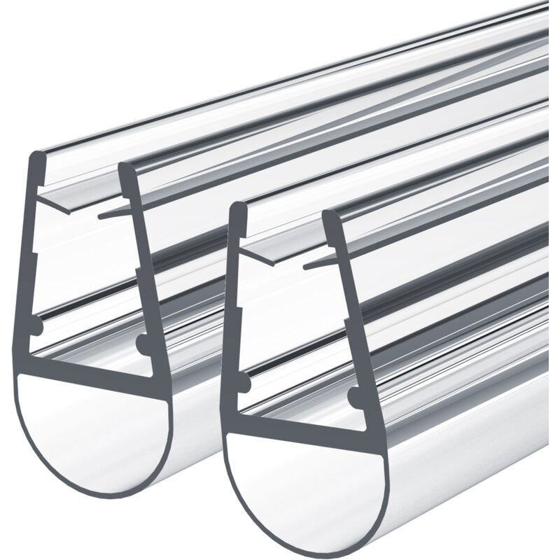 Joint de remplacement déflecteur d'eau joint de douche protection contre les surtensions cabine de douche 7-8mm verre 800mm - Heilmetz