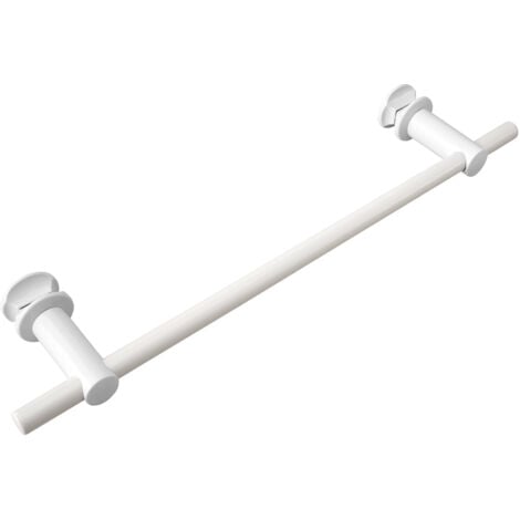 Heilmetz porte-serviettes pour radiateurs, 460mm Porte-serviettes Montage facile sur les radiateurs de la salle de bains Blanc