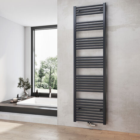 Heilmetz Sèche-Serviettes radiateur de salle de bains sèche-serviettes connexion centrale chauffe-serviettes pour salle de bains