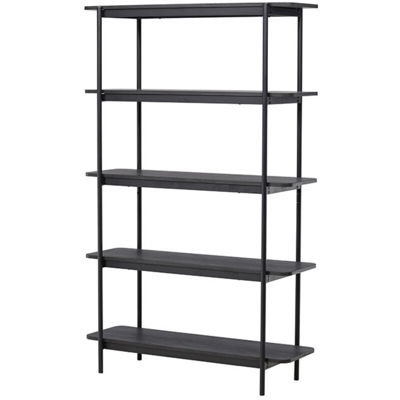 Ebuy24 Heim Regal 190 Cm 5 Regale Schwarz.