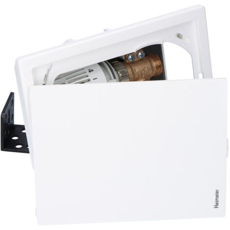 HEIMEIER Boîtier encastré Multibox C/RTL avec RTL intérieur, blanc RAL 9016, 9303-00.800