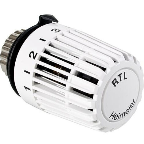 Heimeier bouton de thermostat de radiateur blanc