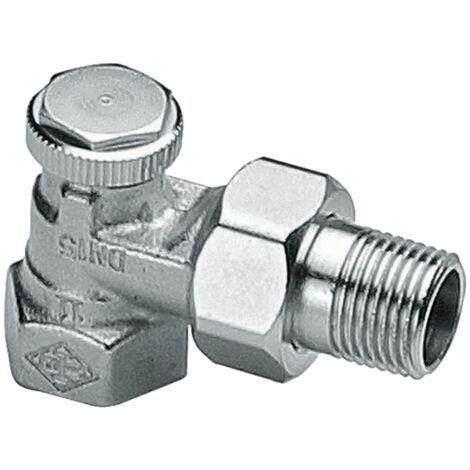 Heimeier du coude de réglage Regutec 035501000 Eck, 3/8 », nickelé, obturable / réglable