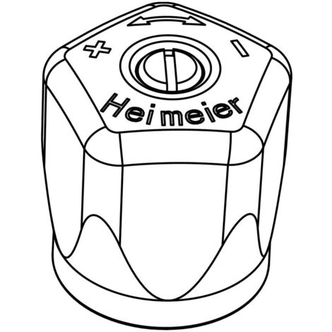 HEIMEIER Handradkappe für Reguliervent., weiß, Baureihe ab April 1988, 0122-02.327