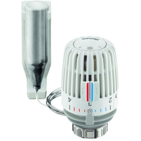 HEIMEIER Thermostat-Kopf K mit Fernfühler 2m, weiß, mit Nullstellung 7002-00.500