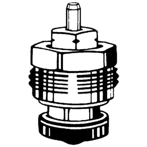 HEIMEIER Thermostat-Oberteil blaue Stopfbuchse