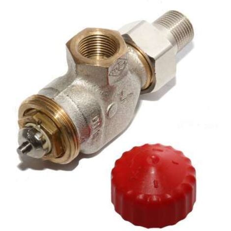 HEIMEIER Thermostatventil für gringe Massenströme Axialform 3/8'' Kvs 0,35 3430-01.000