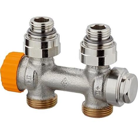 HEIMEIER Vanne Multilux V Eclipse droit, pour Rp 1/2 IG et G 3/4 AG, 3865-02.000