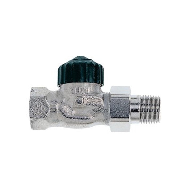 Vanne thermostatique de radiateur 1 1/4 droite acier inoxydable 5,80 m3 h - Heimeier