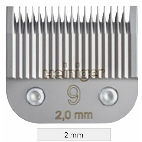 Heiniger Saphir lame de tondeuse de 2 mm pour chien et chat