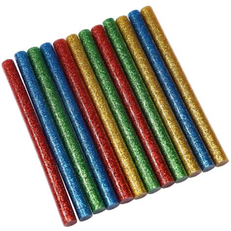 Heißklebepistole Klebestifte bunt Glitzer 7,2mm x 100mm Klebepatronen