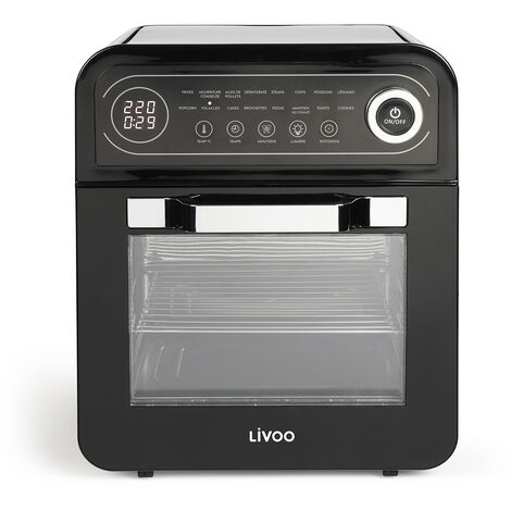 Heißluftofen 12l 1600w schwarz - Livoo - DOC255