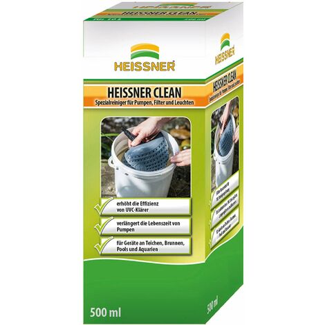 HEISSNER CLEAN Spezial-Reiniger 500ml, für Pumpen, Filter und Lampen