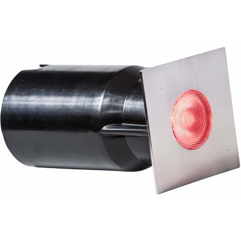 Heissner L464-00 SMART LIGHT Decklight, 3W, RGB, Edelstahl, "quadratisch