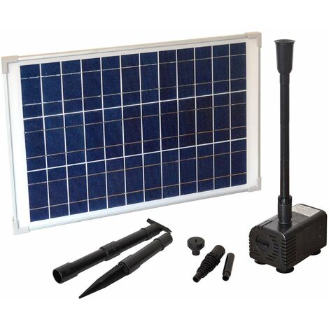 Heissner Solar-Teichpumpen-Set 1000l/h