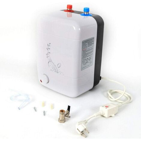 Heißwasserboiler Warmwasserspeicher Tank-Warmwasserbereiter Druckfest Untertisch Boiler 30-75℃ 1500W 8L