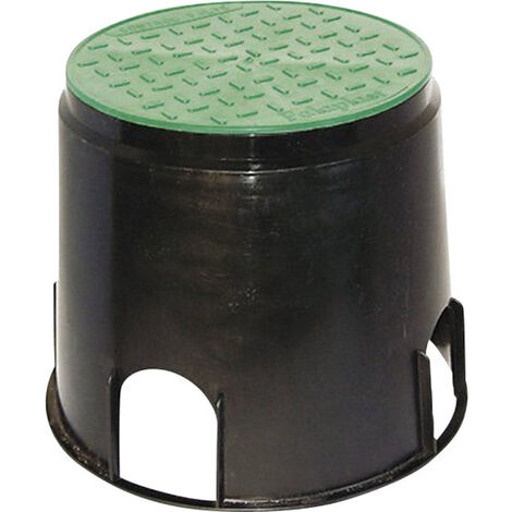 Heitronic 21036 Bodeneinbaudose   Schwarz, Grün