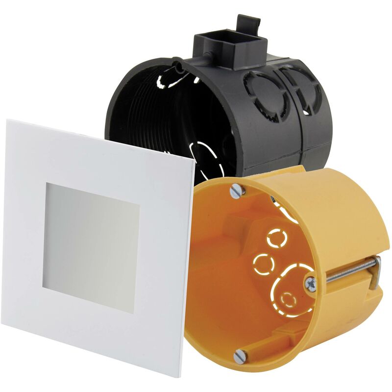 Heitronic - 27632 Luminaire à led encastrable led led intégrée 2 w blanc C655391