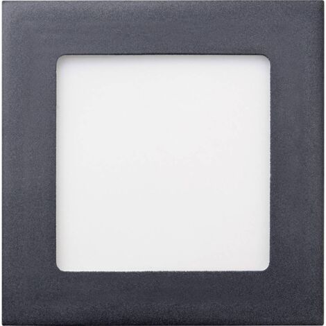 Heitronic 27641 Panneau à LED 11 W blanc lumière du jour argent A355582