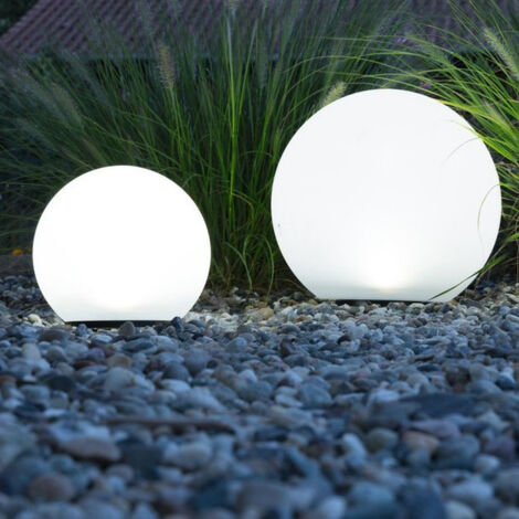 Heitronic 35420 Boule Solar-Dekoleuchte Kugel LED LED fest eingebaut 0.2 W Weiß